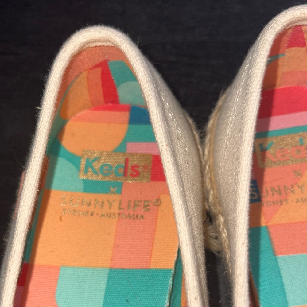 🌴 Keds x SunnyLife Double Decker Sneakers | Espadrille Sole | Size 8 🌴 - Picture 3 of 7